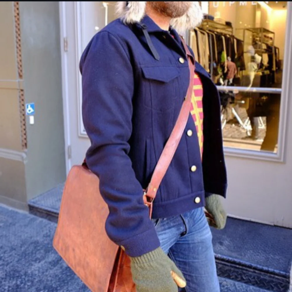 Handmade Leather Work Bag